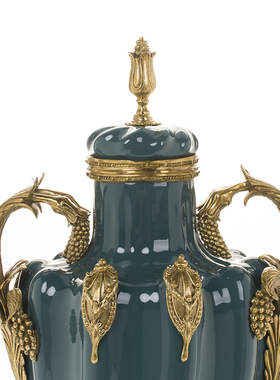 美式风陶瓷创意玄关桌面工艺品