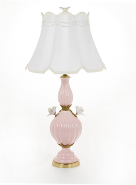 欧美轻奢风陶瓷别墅会所软装台灯