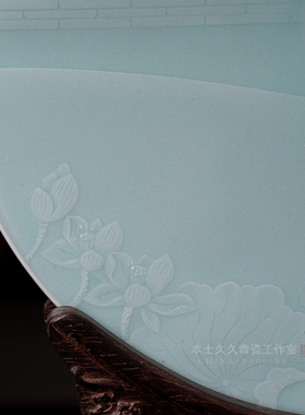 【青璧王武青韵西湖】收藏摆件