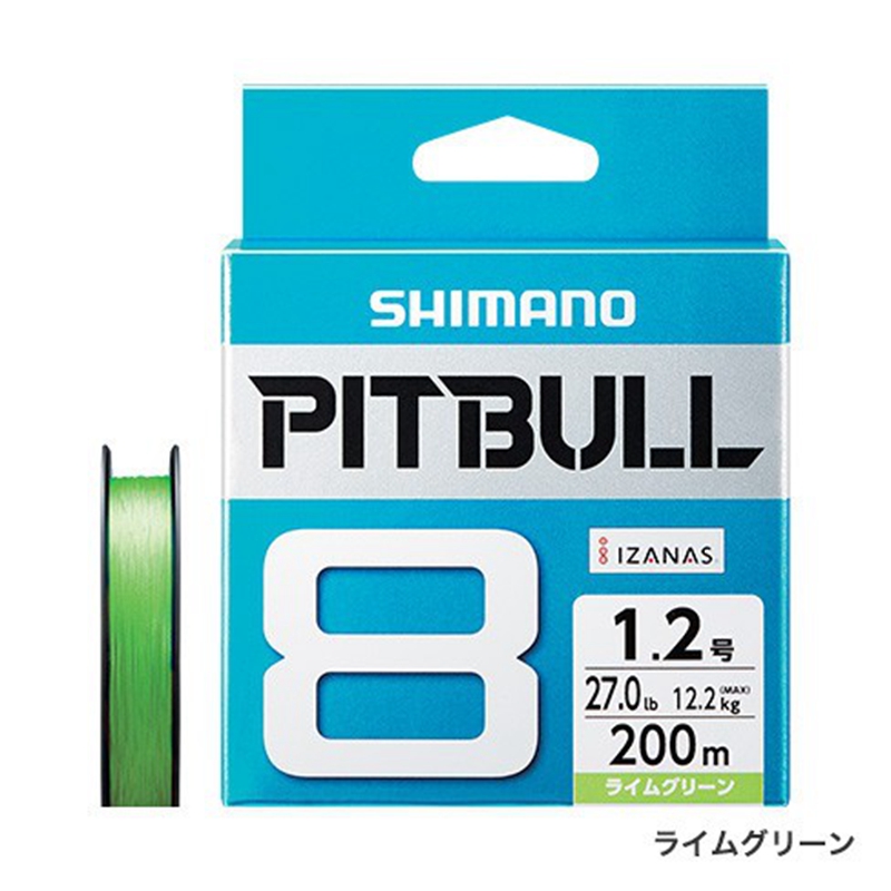 SHIMANO PITBULL 2018年禧玛诺新款8编 12编路亚专用PE线渔线-图2