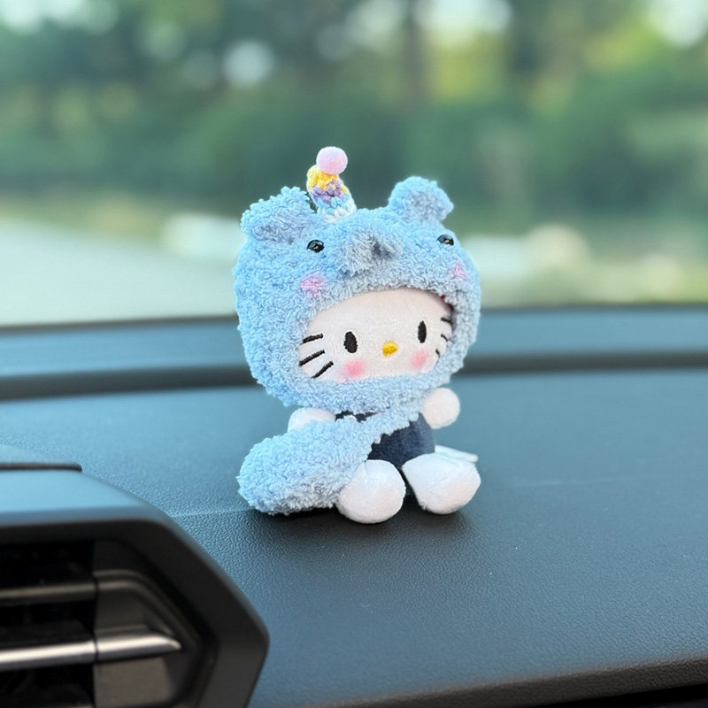 2026新款汽车仪表台中控台车内装饰品卡通毛绒可爱玩偶车载摆件,淘宝优惠券,粉丝福利购,淘宝优惠卷