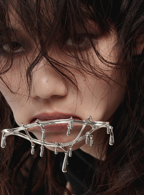 CHUNRAN疤痕系列多功能配饰创意个性面饰长款项链