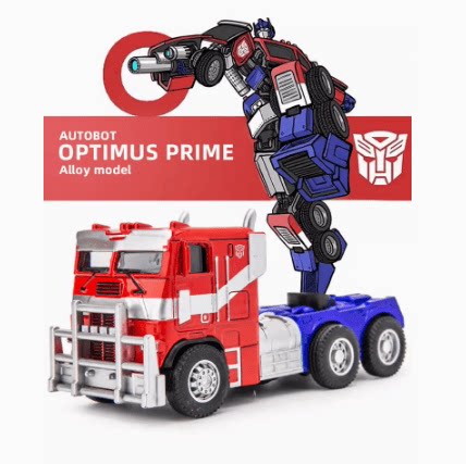 Simulated genuine alloy truck toy Bumblebee Optimus