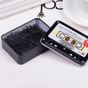 黑色U型夹盘发插针