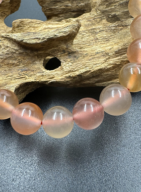 2026新款 天然高品质冰透女士时尚冰红南红玛瑙手串手链单圈