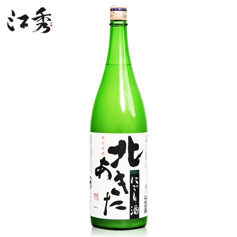 北秋田北鹿浊酒清酒1.8L日本原装进口酒洋酒米酒发酵酒日本酒清酒 - 图0