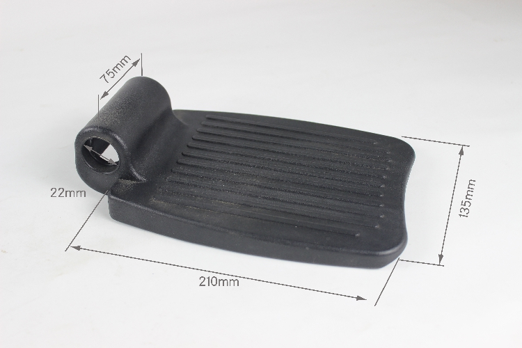 鱼跃轮椅配件H005B H009B H008B塑料脚踏板踏脚板单个价 - 图0