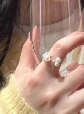 精致时尚锆石开口可调节戒指女轻