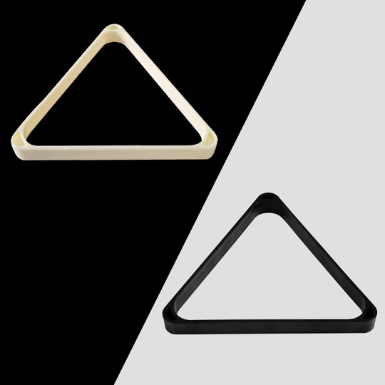 台球三角架配件三角框三脚架摆球架九球摆球架器实木大号黑八加厚