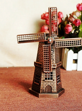 激光荷兰风车世界地标建筑刻字