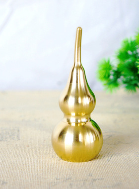 黄铜八卦铜葫芦摆件橱窗展示