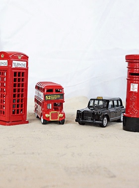 出租车巴士铅笔刀送孩子电话亭