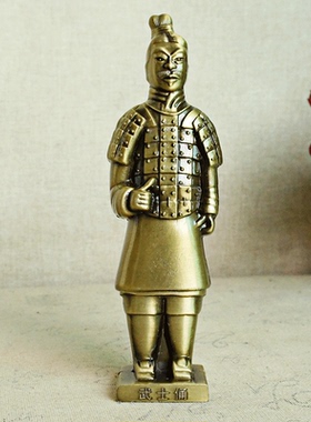秦兵马俑锌合金西安旅游纪念品