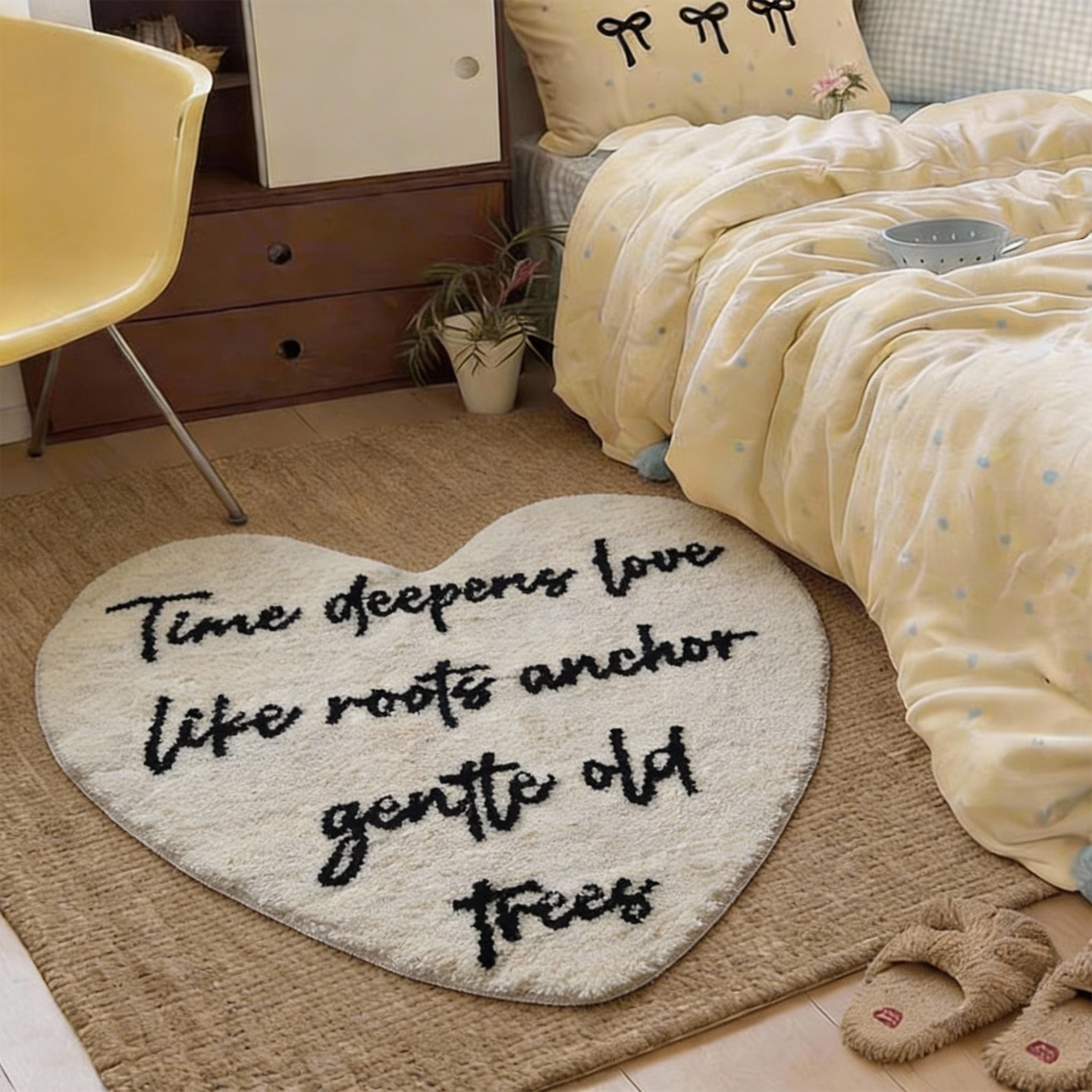 Love letters flocked bedside blanket machine washable formaldehyde-free