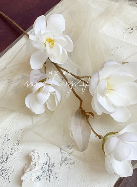 玉兰仿真婚庆绢花插花装饰花艺