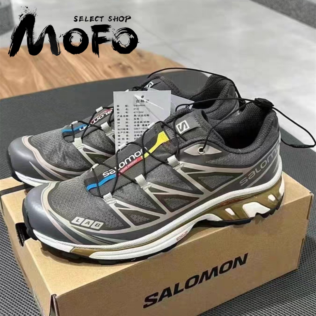 萨洛蒙 Salomon SLAB XT-6 Advanced灰绿户外运动鞋 471362-图0