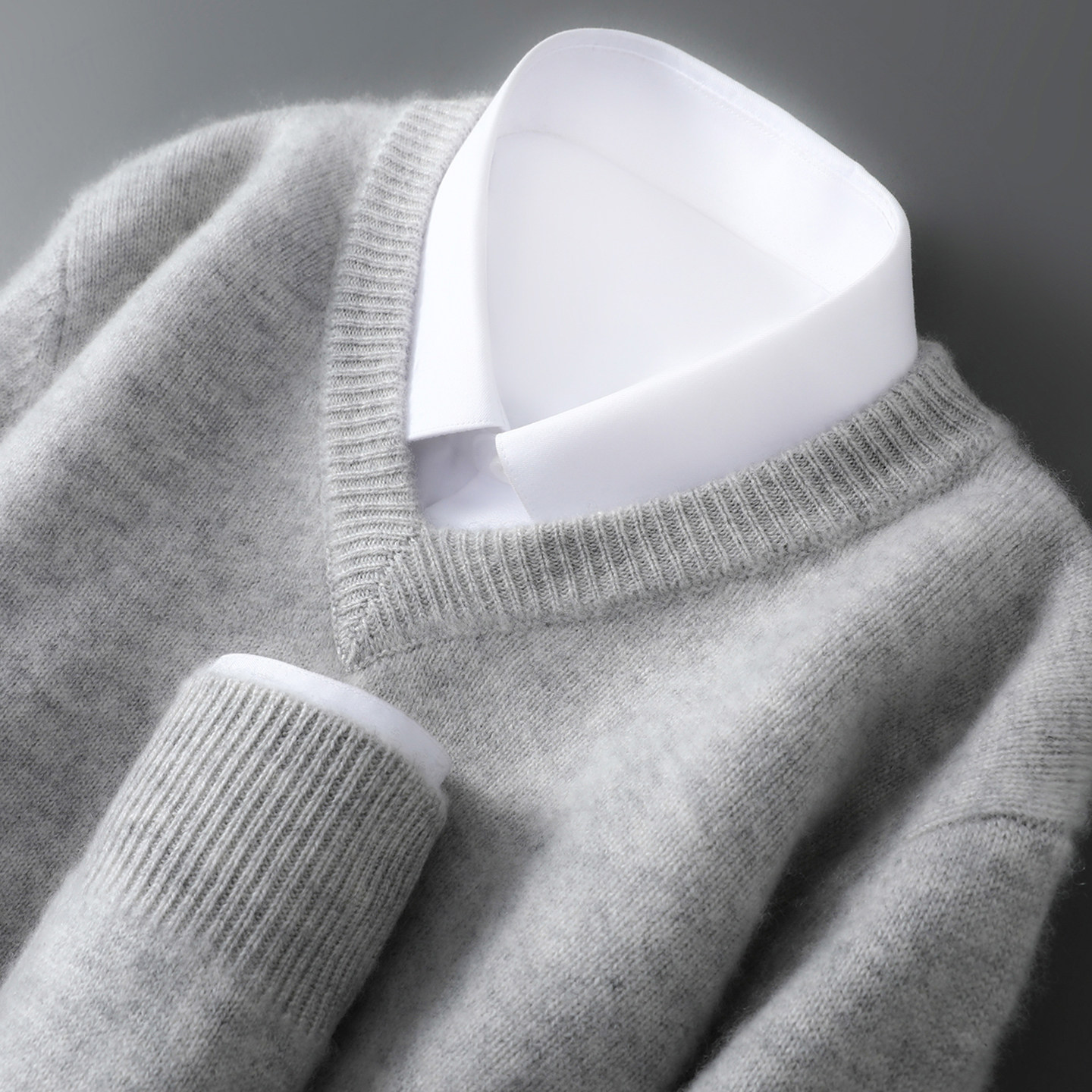 冬季新款加厚100%纯羊毛衫男V领套头毛衣休闲商务宽松针织羊绒衫,淘宝优惠券,粉丝福利购,淘宝优惠卷