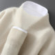 100% pure cardigan knitted sweater