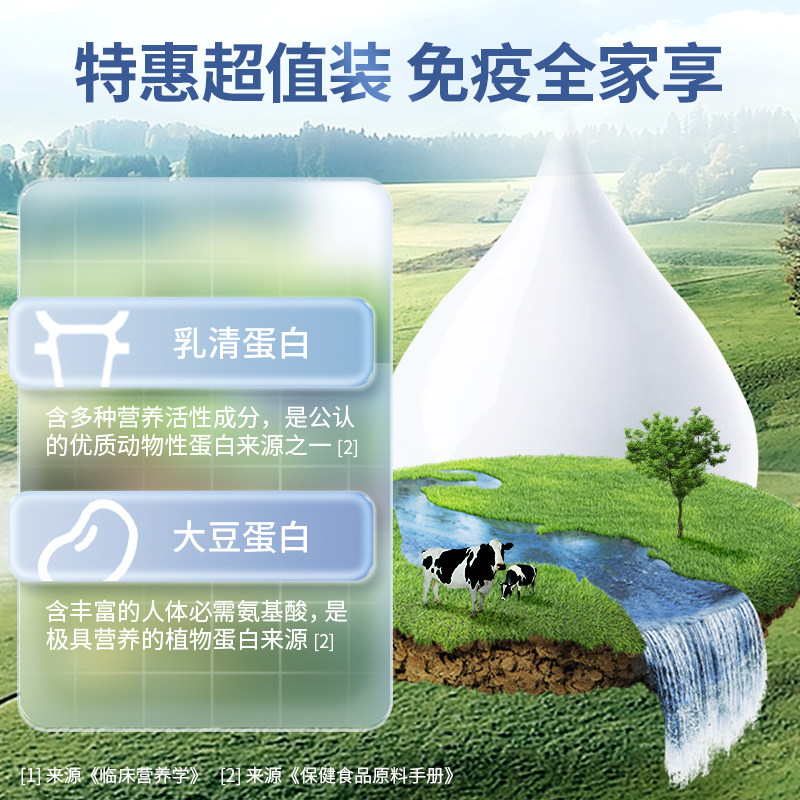 纽斯葆牌乳清动物植物蛋白蛋白质粉 纽斯葆大豆分离蛋白/混合蛋白