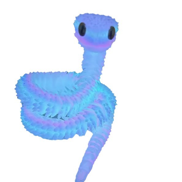 爆款3D打印蛇关节可活动手办摆件动物模型夜光儿童玩具3D打印 - 图2