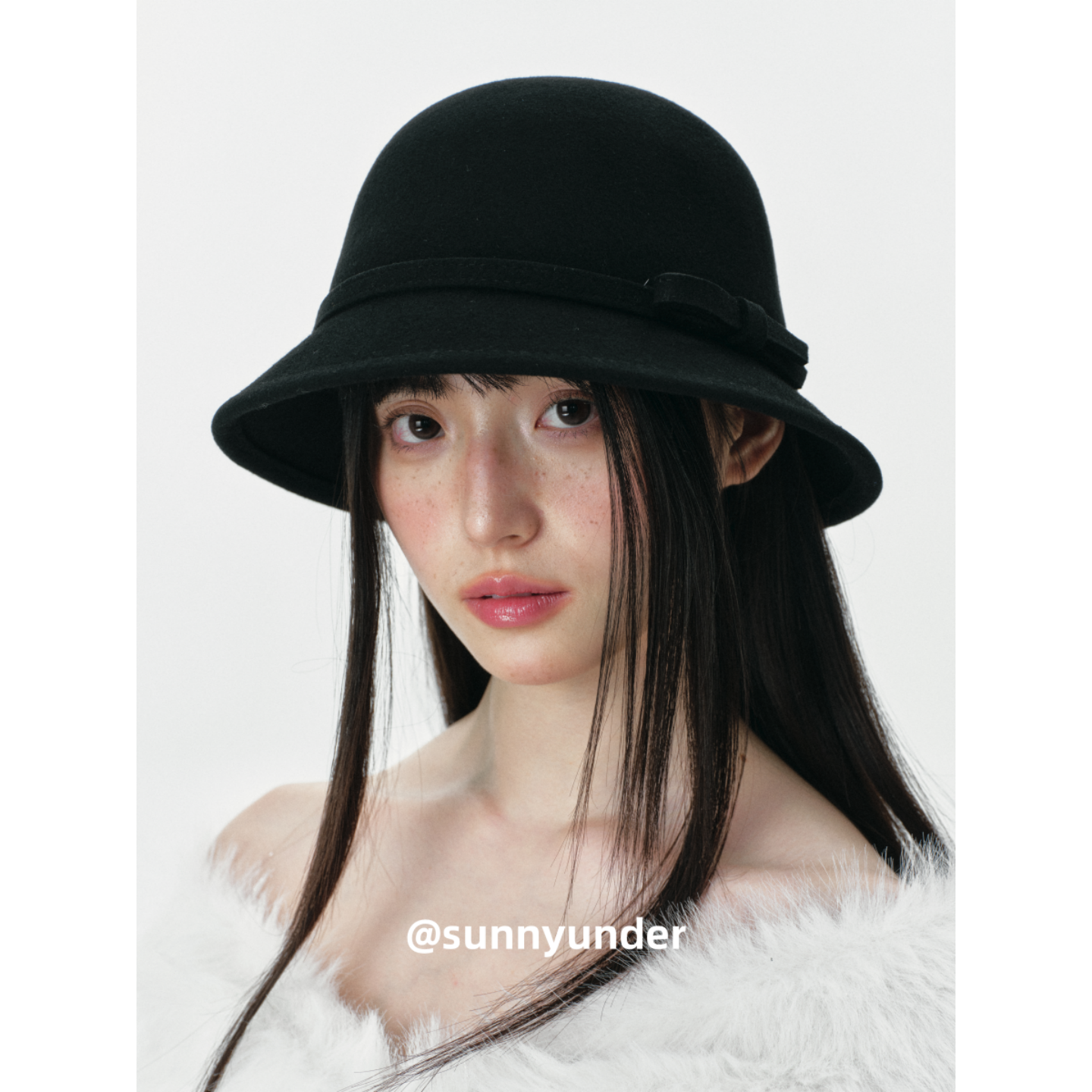 法式复古赫本风黑色羊毛呢渔夫帽子女春秋冬季显脸小盆帽度假礼帽,淘宝优惠券,粉丝福利购,淘宝优惠卷