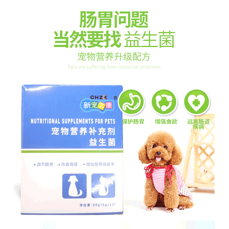 狗狗益生菌调理肠胃幼犬成犬泰迪专用柯基金毛便秘呕吐宠物狗吃的