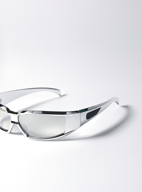 未来感科幻UV400环绕设计太阳镜