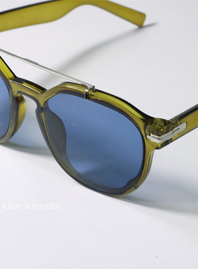 高级感UV400撞色设计中性太阳镜