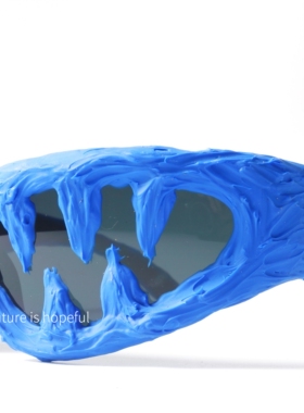 怪兽元素3D立体墨镜小众个性