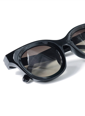 简约白框韩版有点嘻哈撞色墨镜