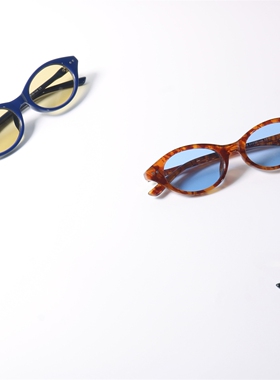 复古椭圆偏光UV400防晒太阳镜