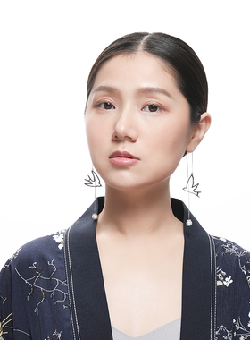 燕子耳线dy燕子珍珠耳线设计师