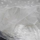 Белое платье, шифоновая юбка, наряд маленькой принцессы, коллекция 2021, яркий броский стиль, юбка-пачка