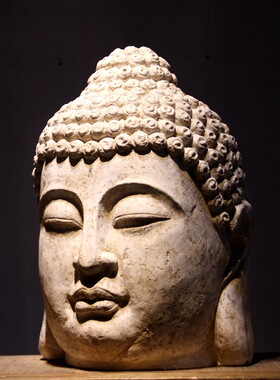 禅意中式复古佛像玄关装饰摆件