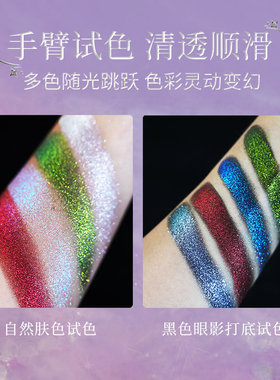新款艺彩文墨变色龙单色眼影