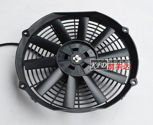 汽车空调电子扇12寸80w比亚迪F0散热冷凝器改装加装水箱风扇超薄 - 图3