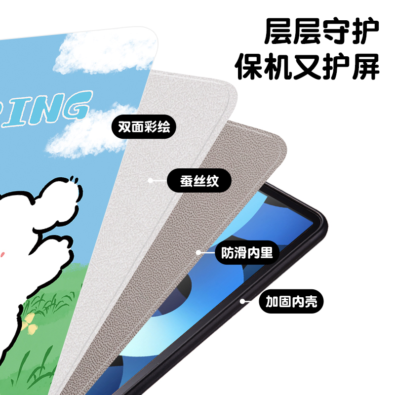 适用三星A9平板保护套A8新款10.5英寸A7保护壳TabA7lite8.7全包防摔samsung Galaxy Tab A9+11寸十可爱小狗狗 - 图2