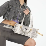 Брендовая оригинальная небольшая дизайнерская сумка подмышку, сумка на одно плечо для отдыха