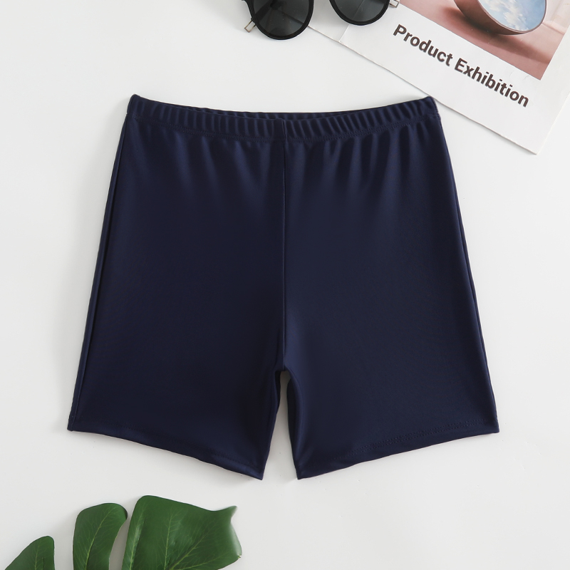 泳裤女保守高腰平角防走光长款五分裤女士单件打底大码游泳短裤新,淘宝优惠券,粉丝福利购,淘宝优惠卷