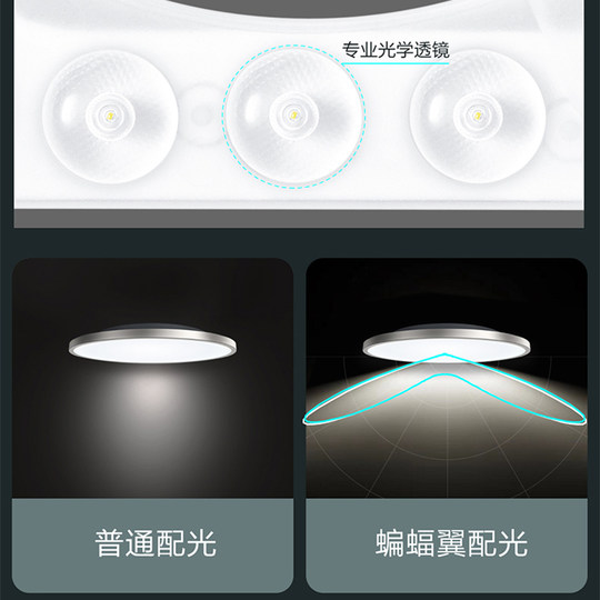 Philips ceiling lamp LED wick magnetic lamp sticker light strip replacement wick lamp plate lamp board high-brightness energy-saving lighting lamp