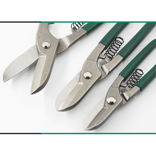 Budweiser German-style iron scissors Industrial iron scissors Stainless steel plate scissors Metal wire white iron scissors