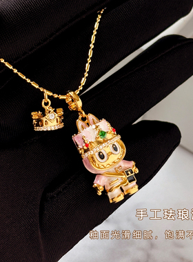 可爱兔子项链女款毛衣链