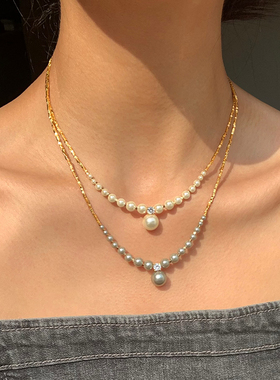 碎银几两珍珠项链女款