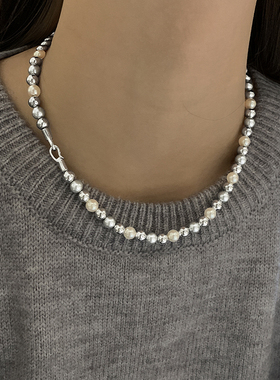 施家秋冬珍珠项链女款