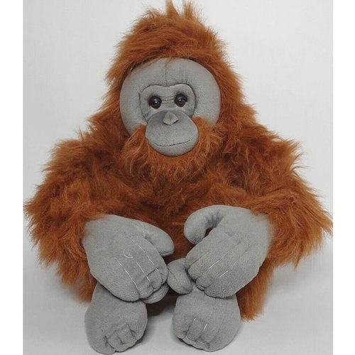 （代购）美国wild republic仿真红毛猩猩orangutan毛绒玩具公仔 - 图1