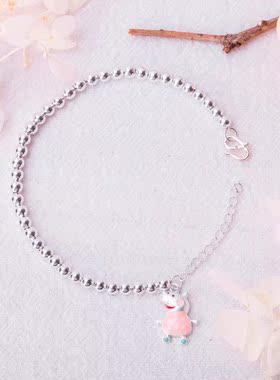 纯银百搭生日礼物送女友恋人手链