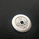 Silver coin pendant custom engraved auspicious gift