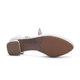 Girls Baotou sandals 8 white 10 high heels 15 years old