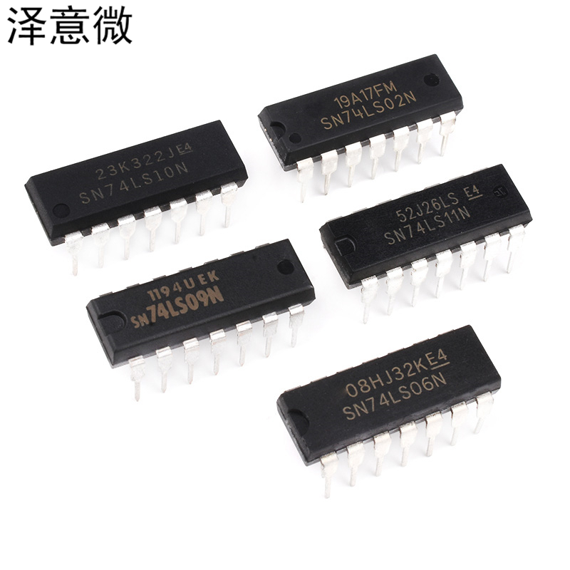 SN74LS00 01 02 03 04 05 06 07 08 09 10 11 14N芯片 DIP-14直插 - 图2
