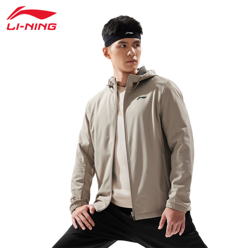 李宁外套男款秋冬加绒保暖防泼水上衣休闲户外跑步健身运动风衣男,淘宝优惠券,粉丝福利购,淘宝优惠卷
